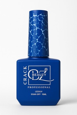 Beauzy Crack Gel Nail Polish – Royal Blue Edition – Soak-Off UV/LED Blue