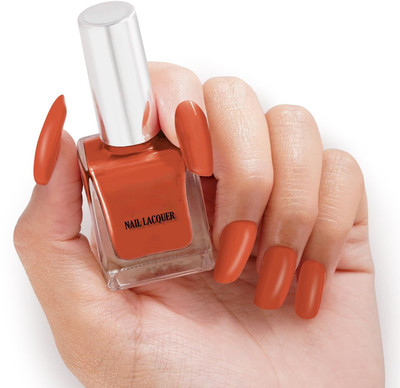 FLORERO Quick Dry Long And Lasting Nail Paint Orange