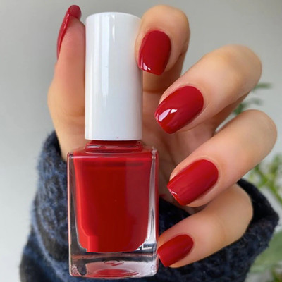 MYEONG HD Colors High-Shine Long Lasting Professional Nail Polish Red Color Red