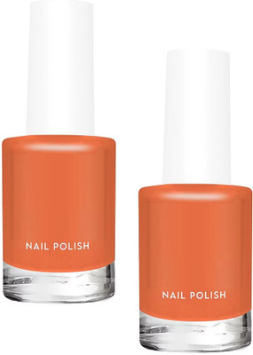 ADJD Combo Nail Polish with Glossy Gel Finish Quick Orange drying Orange