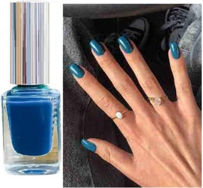 Luipui blue matte nail polish trending long lasting pack of 1 blue