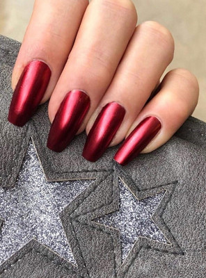 luzimaisa Professional Mirror Effect Nail Polish Red