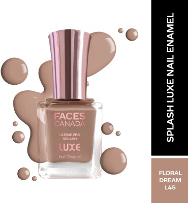 FACES CANADA Ultime Pro Splash Luxe Nail Enamel | Glossy Finish | Quick Drying Floral Dream (L45)