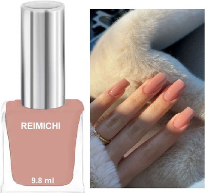 REIMICHI Glossy Gel Finish | High Pigmentation | Chip Free | Quick Drying Nail paint peach pink