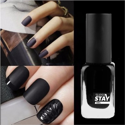 REIMICHI Jet black Nail Polish designed for easy application at home black
