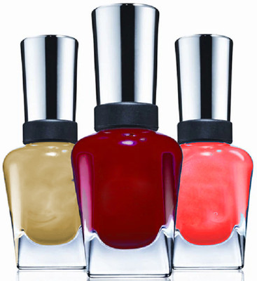 ADJD High Gloss Nail Paint Professional Combo Nail Polish multi colour(Pack of 3)