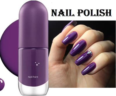 EVERERIN Quick Dry Long Lasting Smooth Finish Nail Polish45 PURPLE