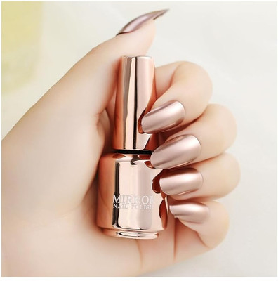 Latixmat Quick Drying Lasting Metallic Mirror Effect Copper Nail Polish Copper