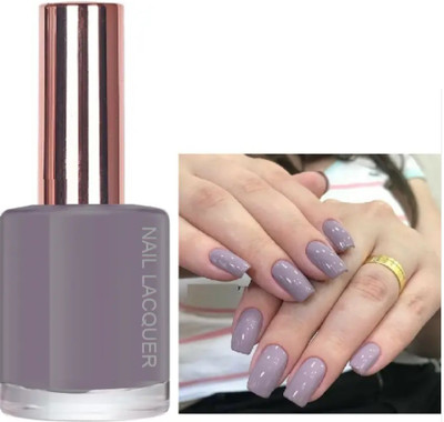 AFARAXIA MATTE NAIL PAINT QUICK DRY AND NAIL ART AT HOME light purple