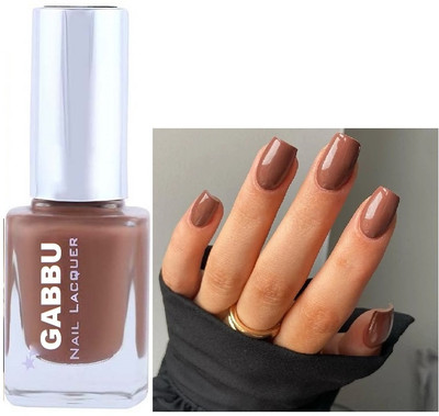 GABBU brown nail polish quick dry BROWN