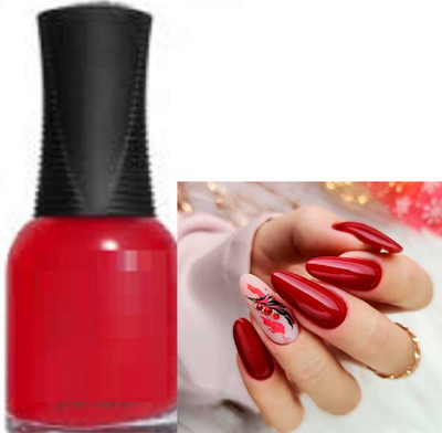 Luipui WATERPROOF MATTE RED NAIL POLISH COLOR PACK OF 1 RED
