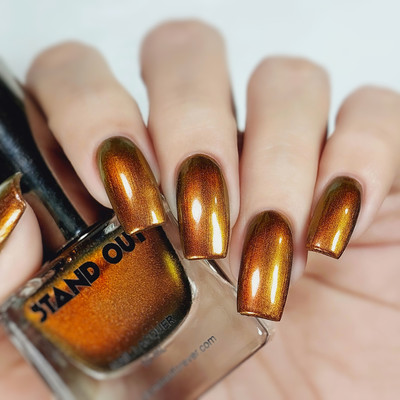STAND OUT Multi Chrome Colour Changing Shimmer Iridescent Nail Polish Colour Me Pretty