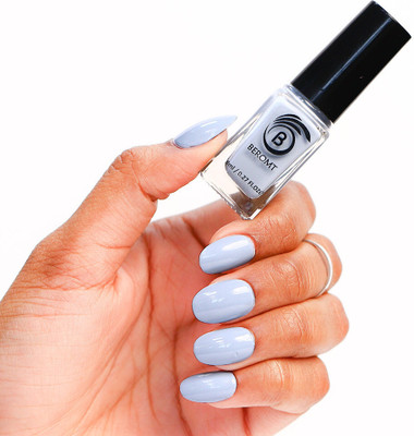 BEROMT SOLID TWIST GEL FINISH NAIL POLISH - BNP7035 Greyish Blue