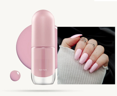 GFSU Glossy Nail Polish for Women and Girls Light Pink