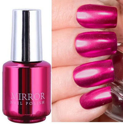 ADJD Chrome Metallic Nail Polish Long Lasting Pink
