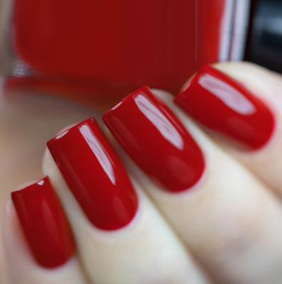 Sheny red nail paint /polish waterproof matte finish glossy shine RED