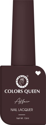 COLORS QUEEN Affair Matte Nail Lacquer, Chip Resisting, Long Lasting & Quick Dry Nail Polish 36 - Royal Plum