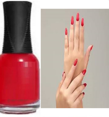 Luipui red branded matte nail polish pack of 1 red