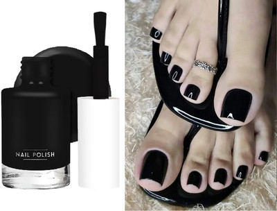 GABBU HIGH PIGMENTED LONG WEAR & SOFT TOUCH NAIL PAINT(BLACK)* BLACK