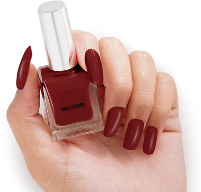 FLORERO New Quick Drying Long Lasting High Shine Nail Polish Maroon