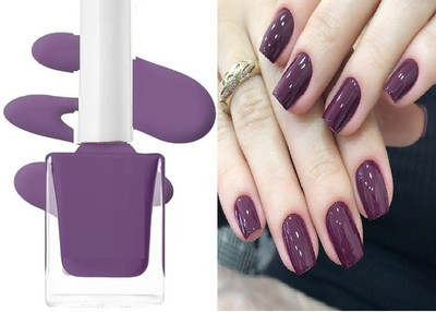 tanvi27 INSTANT NAIL PAINT FOR STYLING NAILS QUICK DRY PEARL VIOLET pearl violet