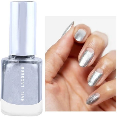Emijun Super Stay High Shine Metallic Nail Polish Silver