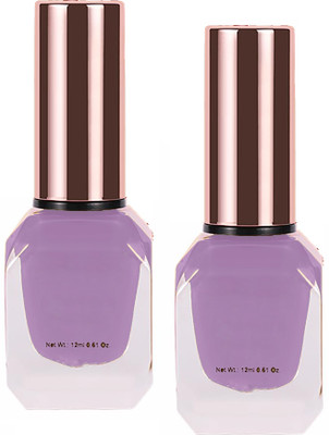 ADJD Combo Perfect Glossy Finish & Long Lasting Lavender Quick drying Lavender