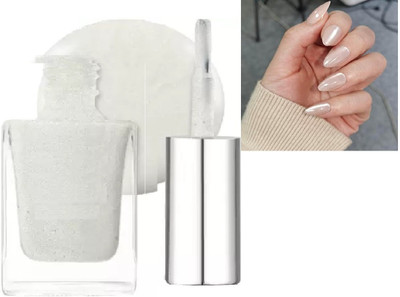 Jiwoo Use High Pigmented & Long Stay nail paint PEARL WHITE