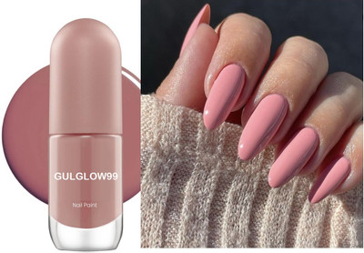 GULGLOW99 Quick Drying Long Lasting High Shine Nail Polish For Women PEACH PINK