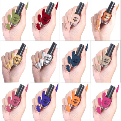 HOOT Glossy Finish Nail Paint | Long lasting, Quick Dry Paint With Chip Resistant | 12 Stunning Shades(Pack of 12)