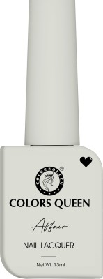 COLORS QUEEN Affair Matte Nail Lacquer, Chip Resisting, Long Lasting & Quick Dry Nail Polish 10 - Moon Mist