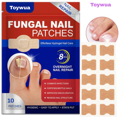 Toywua Fungal nail patches Restores nail color and texture Nail Sanding Pad(10)