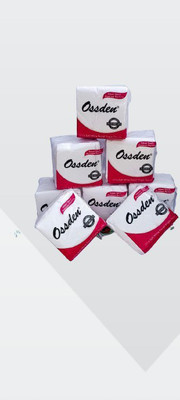 OSSDEN Soft Ultra Soft Designer Paper Napkins 80 Pics Per Packed- Set of 8 White Paper Napkins(8 Sheets)