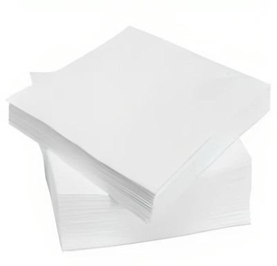 PEARSILK 1 Ply Soft Facial Tissues Paper Travel Size Pack of 4 White Paper Napkins(4 Sheets)