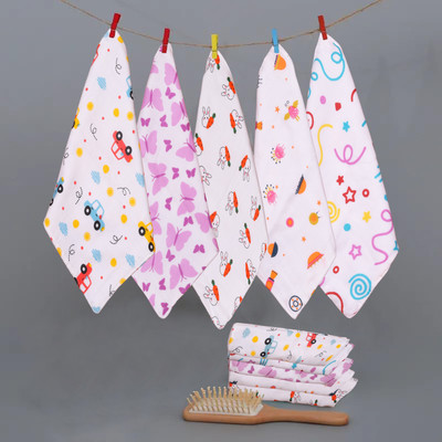 Firstblow 6 Layer Muslin Baby Napkin Multicolor Cloth Napkins(5 Sheets)