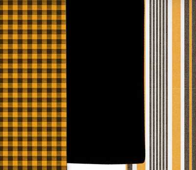 Feather Green FG-TWL-KT-01 Multicolor Cloth Napkins(3 Sheets)