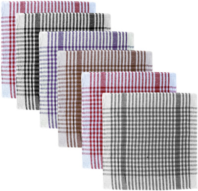 Feather Green KRR-05 Multicolor Cloth Napkins(6 Sheets)