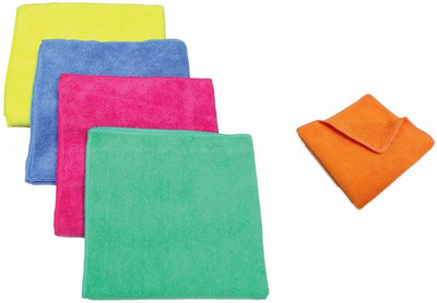 BadiWal dining table napkins set of 5 hand napkins towels Multicolor Cloth Napkins(5 Sheets)