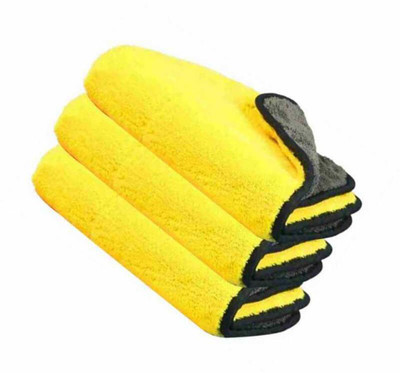 SNAN ICROFIBER CLOTH D38 PO3 9 Yellow Cloth Napkins(3 Sheets)