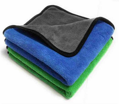 SNAN ICROFIBER CLOTH D67 PO2 5 Red, Yellow, Black, Grey Cloth Napkins(2 Sheets)