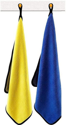 Terry Retail Microfiber 800 GSM Hand, Sport, Face, Hair Towel(Pack of 2)