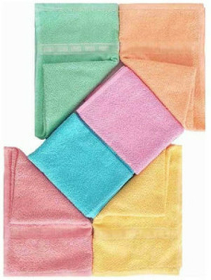 SNAN Face Towel Combo pack Multicolor Cloth Napkins(6 Sheets)