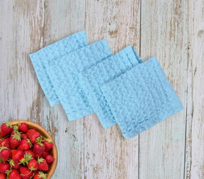 COTTON CANDY NAPKIN Blue Cloth Napkins(4 Sheets)