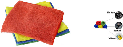 BadiWal Daily use kitchen napkins pack of 4 multicolor microfiber. Multicolor Cloth Napkins(4 Sheets)