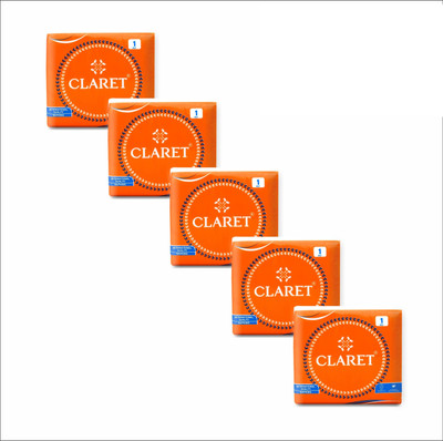CLARET 1-Ply Soft White Napkins (5-Pack, 70 Sheets, 27x30cm) - Durable & Absorbent White Paper Napkins(5 Sheets)