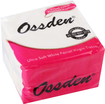 Urankart Tissue Paper Napkins Party & Kitchen Use Pack of 3 White Paper Napkins(300 Sheets)