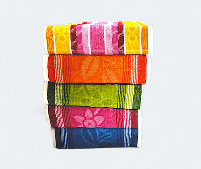 paramount metacraft Paramount Crafts Cotton Hand Towel Napkin For Kitchen Home (Pack of 5) Multicolor Cloth Napkins(5 Sheets)