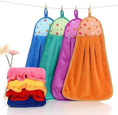 VarniEcom Microfibre Wash Basin Towel and Kitchen Napkins(Set of 3) Multicolor Cloth Napkins(4 Sheets)