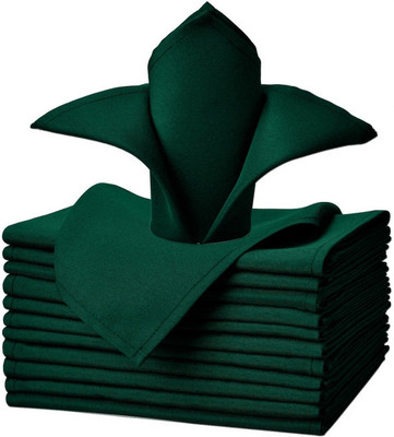 Uniformer UNINAP01 Green Cloth Napkins(12 Sheets)
