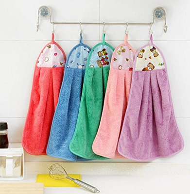 ADIYAL HANGING Dishcloth, Hangable Dish Washing Towels Quick Dry Towel Rag Wipe/ Multicolor Cloth Napkins(5 Sheets)